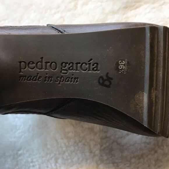 Pedro Garcia Justine Ankle Boot 36.5/6.5 Ash Brown - Picture 7 of 8